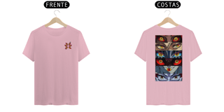 Nome do produto Camiseta Com  Os Olhos Dos Luas Superiores