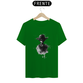 Nome do produto Camiseta Do Luffy Em Preto E Branco