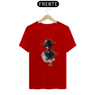 Nome do produto Camiseta Do Luffy Em Preto E Branco