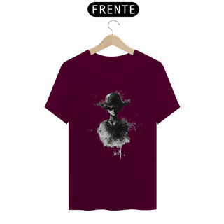 Nome do produto Camiseta Do Luffy Em Preto E Branco