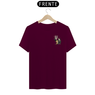 Nome do produto Camiseta Com Os Personagens - Tanjiro Kamado - Zenitsu Agatsuma -  Inosuke Hashibira