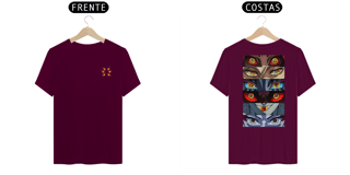 Nome do produto Camiseta Com  Os Olhos Dos Luas Superiores