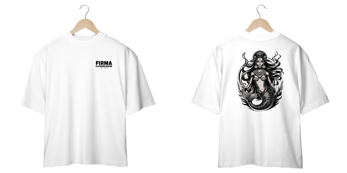 Nome do produto: Camiseta Oversized SEREIA