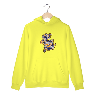 Nome do produto Moletom Canguru Just Have Faith