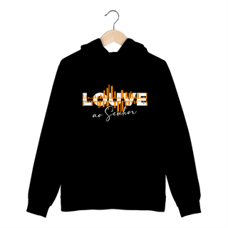 Nome do produto Moletom Canguru Louve ao Senhor
