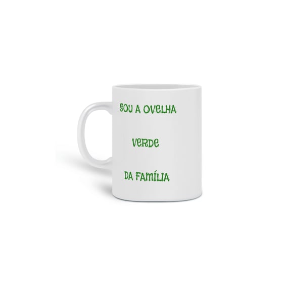 Caneca Ovelha verde 