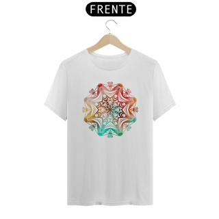Nome do produto Camiseta Mandala Alvorada Branca