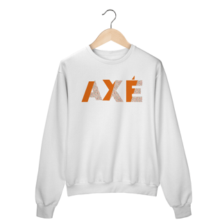 Nome do produto Moletom Blusão Axé Branco