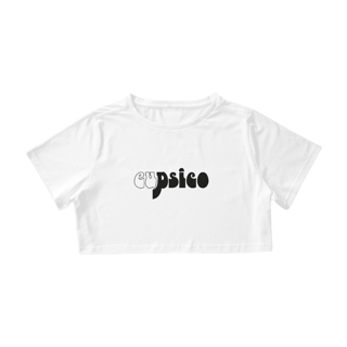 Nome do produto Cropped EuPsico Branco