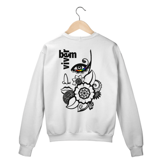 Nome do produto Moletom Blusão Bem Viver Costas