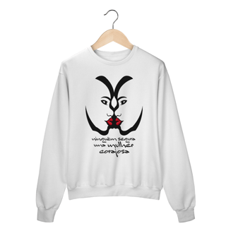 Nome do produto Moletom Blusão Mulher Corajosa