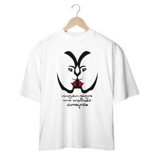 Nome do produto Camiseta Oversized Mulher Corajosa