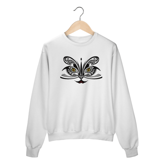 Nome do produto Moletom Blusão Gato Preto