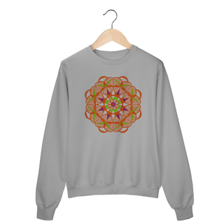 Nome do produto Moletom Blusão Mandala Fluxo Criativo
