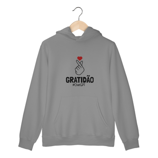 Nome do produto Moletom Canguru Gratidão ChatGPT