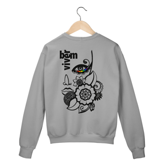 Nome do produto Moletom Blusão Bem Viver Costas