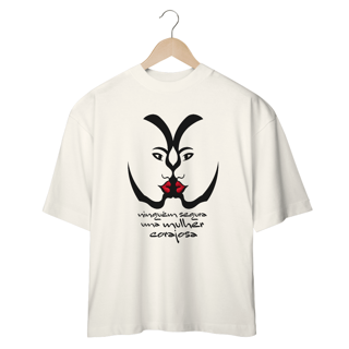 Nome do produto Camiseta Oversized Mulher Corajosa