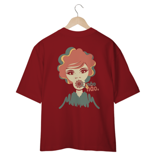 Nome do produto Camiseta Oversized Não é Não