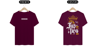 Nome do produto Camiseta Coroa da justiça