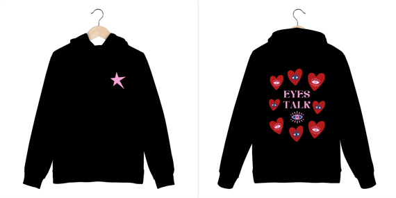 Eyes Talk Hoodie