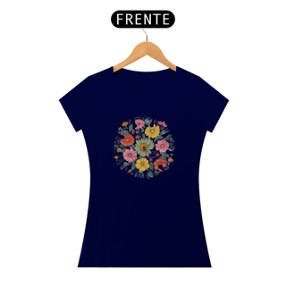 Nome do produto Camiseta Flores Coloridas