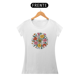 Nome do produto Camiseta Flores Coloridas