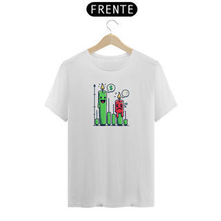 Nome do produto Camiseta Alta & Baixa: O Humor do Mercado