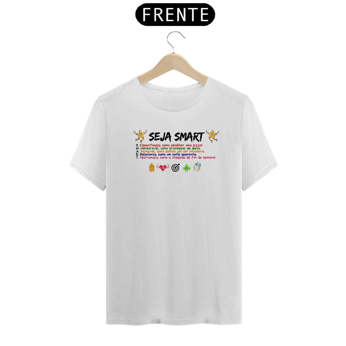 Nome do produto: Camiseta Smart com Humor