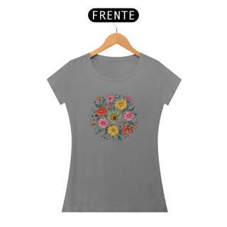 Nome do produto Camiseta Flores Coloridas