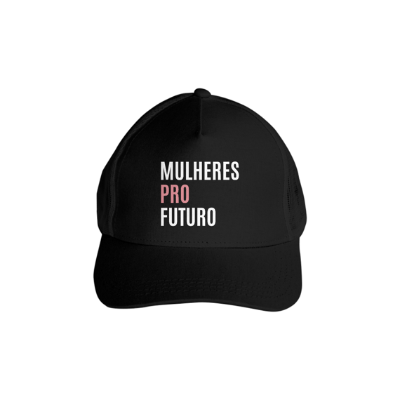 Boné Mulheres pro Futuro preto