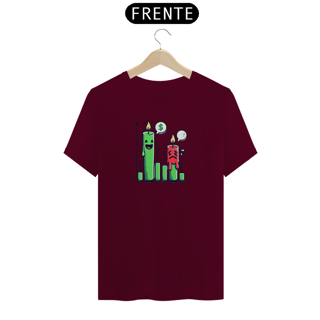 Nome do produto Camiseta Alta & Baixa: O Humor do Mercado