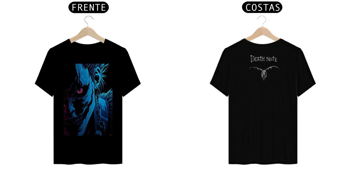 Nome do produto: blusa - estampa death note- masculina