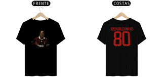 Nome do produto Ronaldinho 80 Milan Graphic Tee