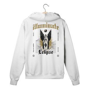 Nome do produto Moletom com ziper - (Justiça) - Illuminate collection (Edição limitada)