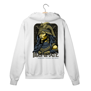 Nome do produto Moletom com ziper - (Cleópatra) - Illuminate collection (Edição limitada)