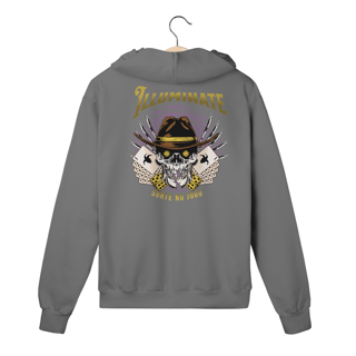 Nome do produto Moletom com ziper - (Sorte) - Illuminate collection (Edição limitada)