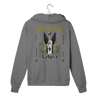 Nome do produto Moletom com ziper - (Justiça) - Illuminate collection (Edição limitada)