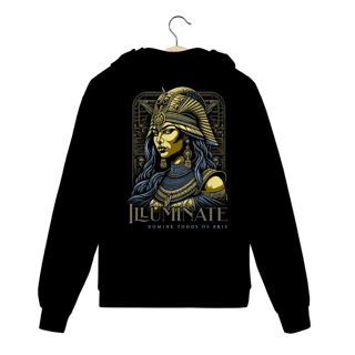 Nome do produto Moletom com ziper - (Cleópatra) - Illuminate collection (Edição limitada)