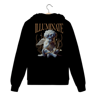 Nome do produto Moletom com ziper - (Baby angel) - Illuminate collection (Edição limitada)