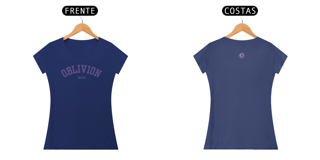 Nome do produto Camiseta Pima - Oblivion Code High School Purple - Feminina