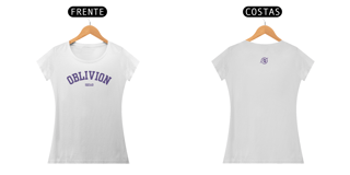 Nome do produto Camiseta Pima - Oblivion Code High School Purple - Feminina