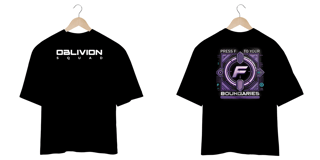 Nome do produto Oversized - PRESS F - Preta