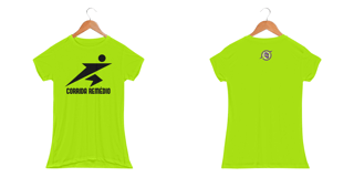 Nome do produto Camiseta Dryfit - Corrida Remédio Oficial Verde - Feminino