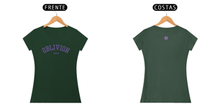 Nome do produto Camiseta Pima - Oblivion Code High School Purple - Feminina