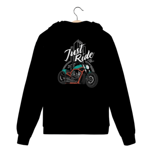 Nome do produto Moletom com Zíper Just Ride