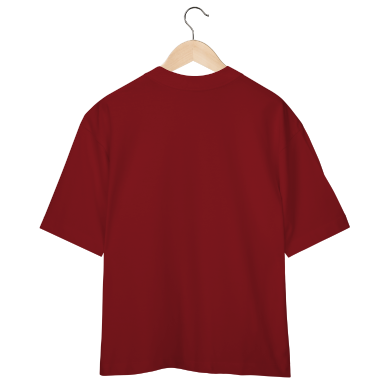 Camisa Oversized Básica Vermelha