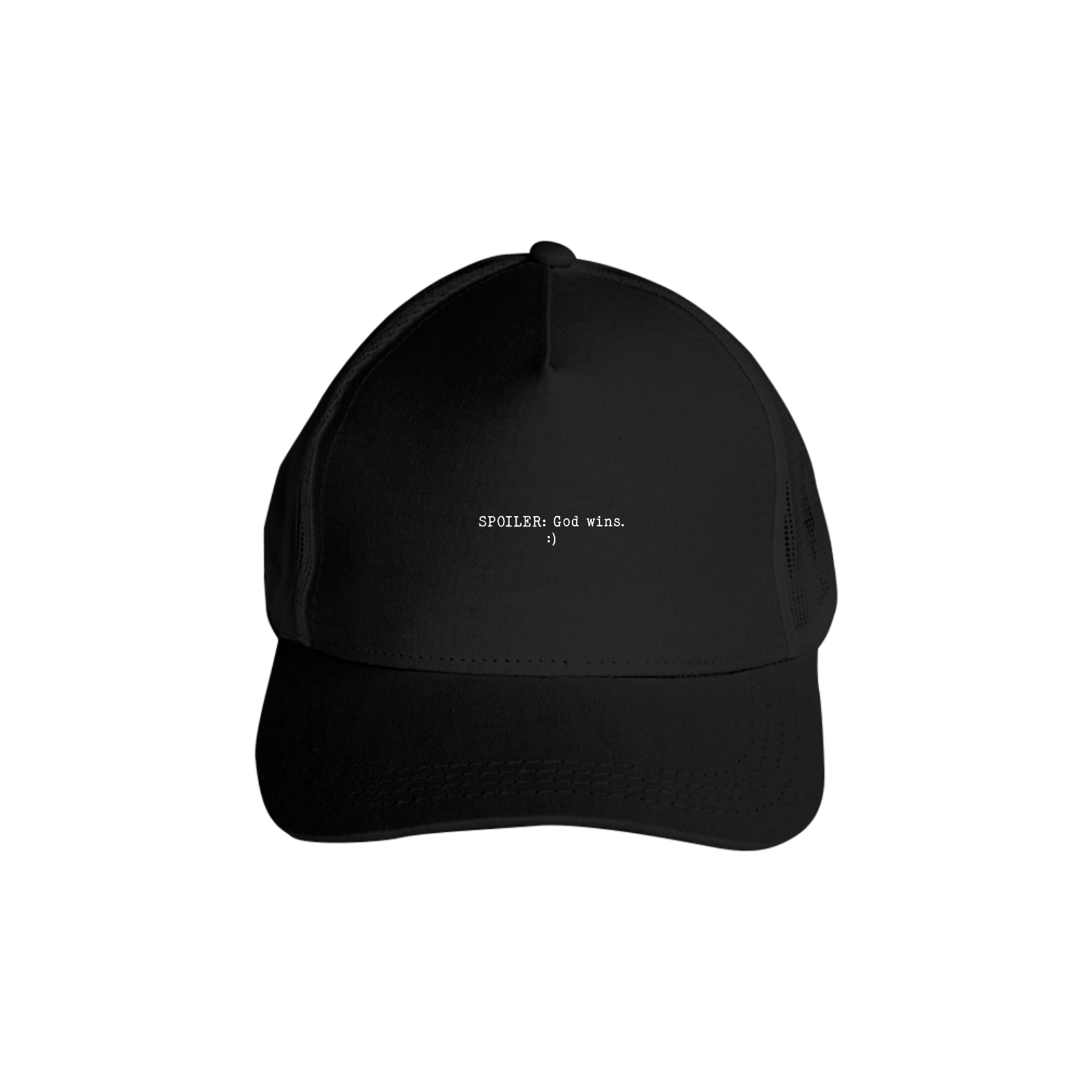 Trucker Hat Preto - Spoiler