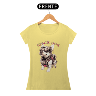 Nome do produto Camiseta Baby Long Estonada Space Dog