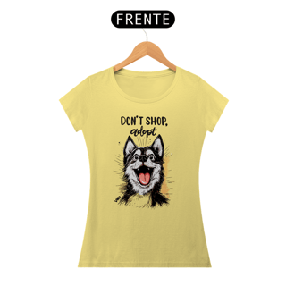 Nome do produto Camiseta Baby Long Estonada Don´t shop Adopt