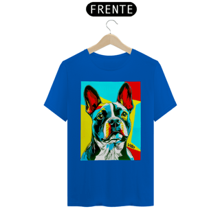 Nome do produto Camiseta Confort Bulldog Frânces Pop Art